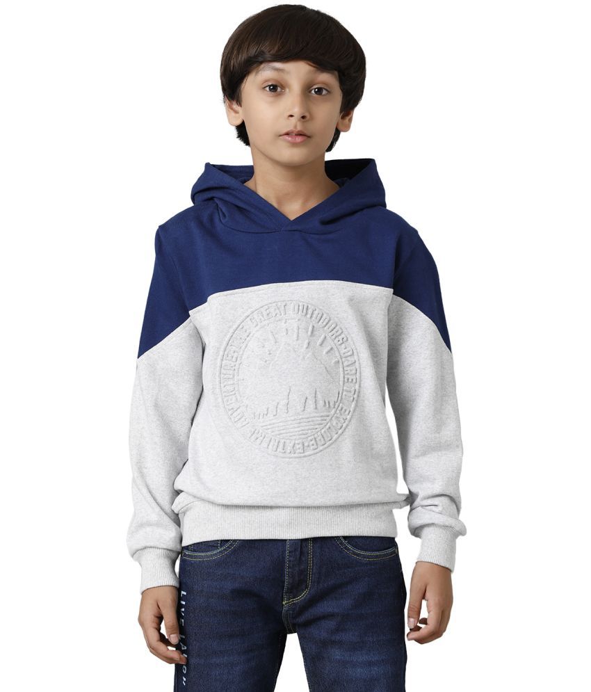     			Under Fourteen Only Pack of 1 Boys Cotton Sweatshirt ( Gray )