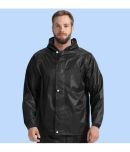 PPTHEFASHIONHUB Black Polyester Men's Raincoat ( Pack of 1 )