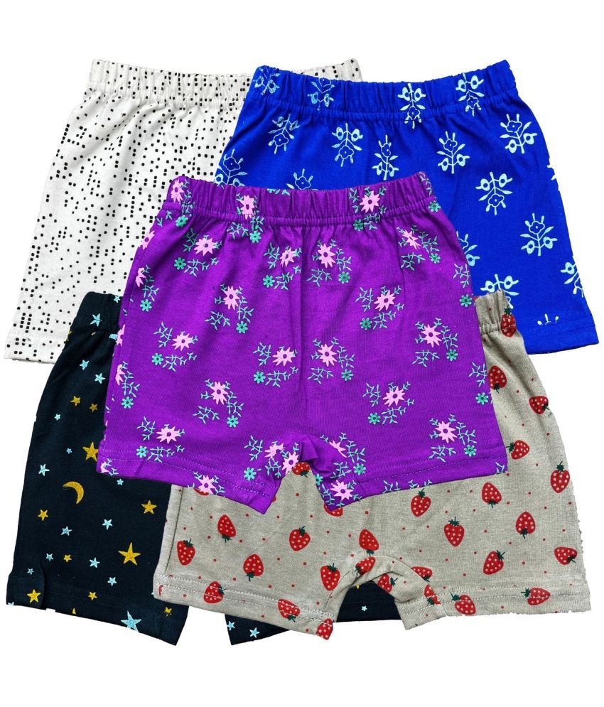     			Pack of 4 Diaz Cotton Girls Bloomers ( Multicolor ) KBLOOMERV4_CO5_15