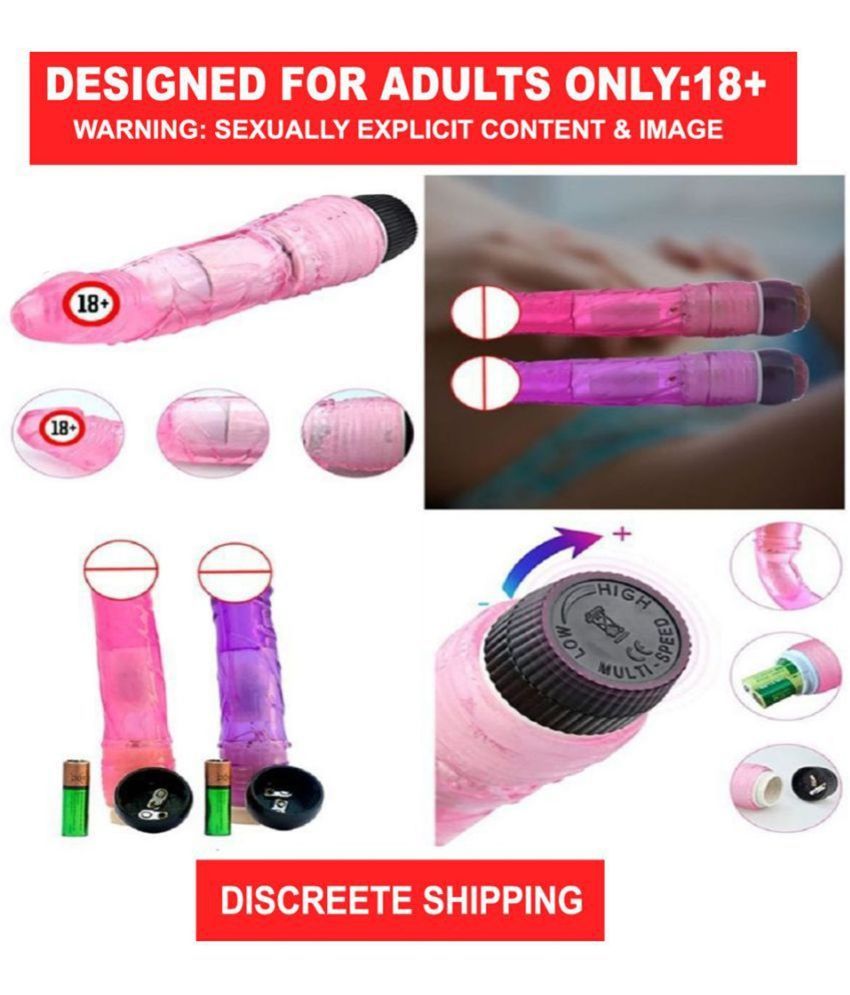     			G Vibrator-G-Sp*ot- 8.75 INCH PURPLE RED Dildo-Rabbit-Female-Adult-Sex