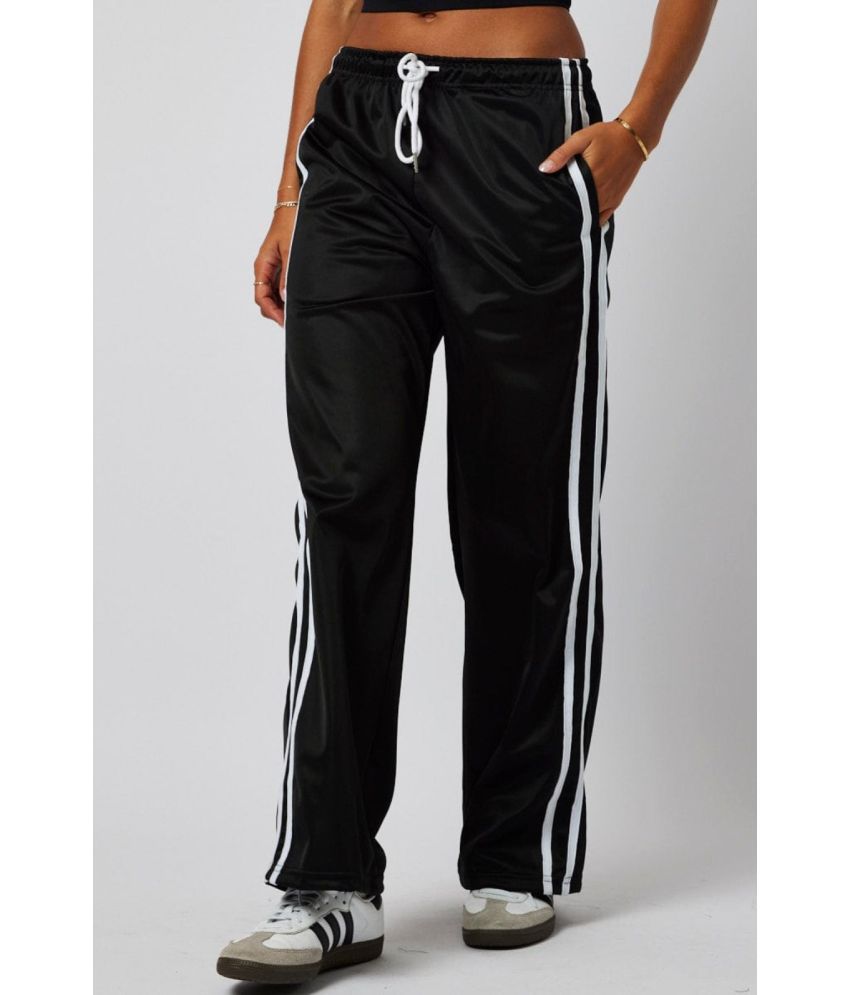     			HVBK Black Polyester Women's Cycling,Running Trackpants ( Pack of 1 )