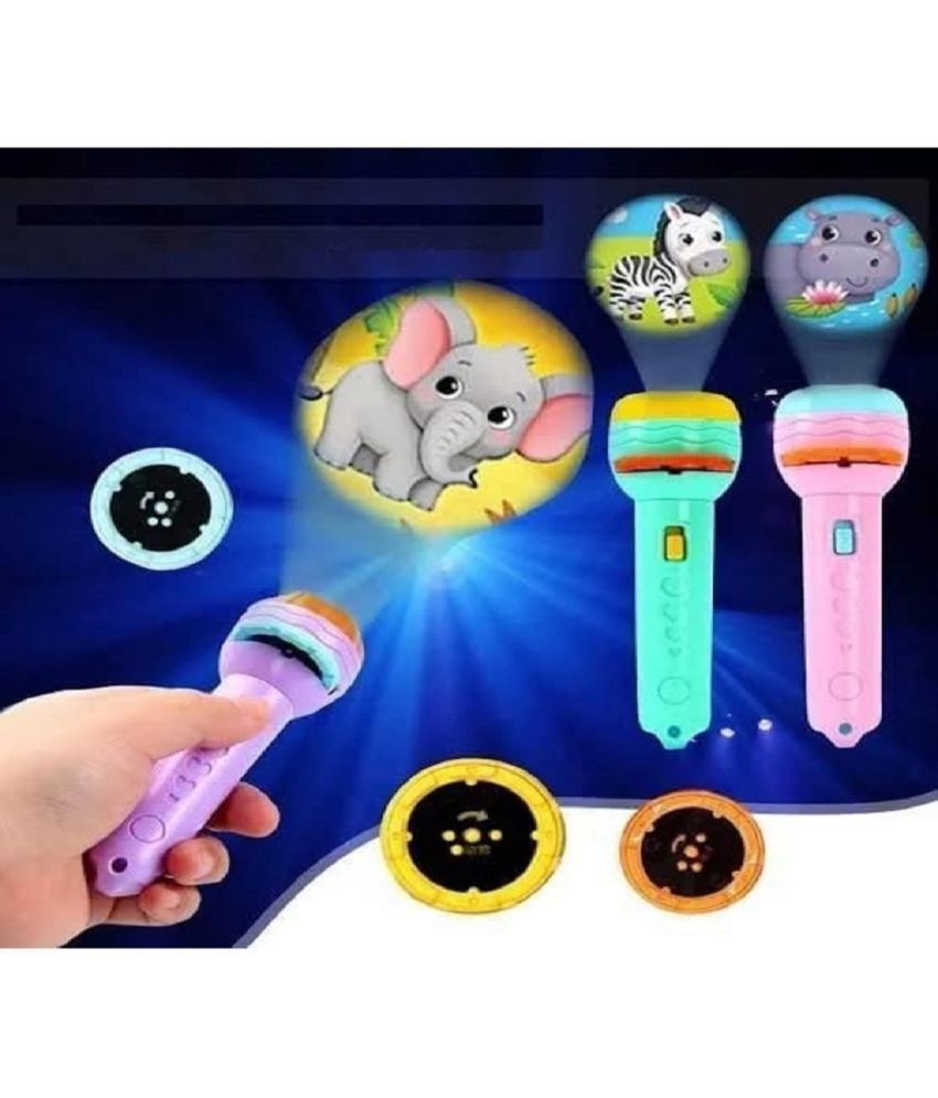    			Watermelon Toy Torch with 3 slides 24 patterns Mini Projector Torch Toy Slide Flashlight Projector torch for kids Projection Light Toy Slide Flashlight Lamp Education Learning Night Light Before Going to Bed(Random slides)