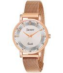 Jaxer Rose Gold Metal Analog Womens Watch