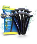 Letsshave Pro 2 Plus Disposable Razor, 2 Blades, Pack Of 10