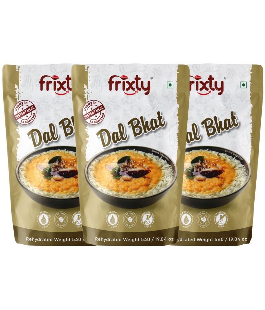     			FRIXTY EXPORTS DAL BHAT 90 gm Pack of 3