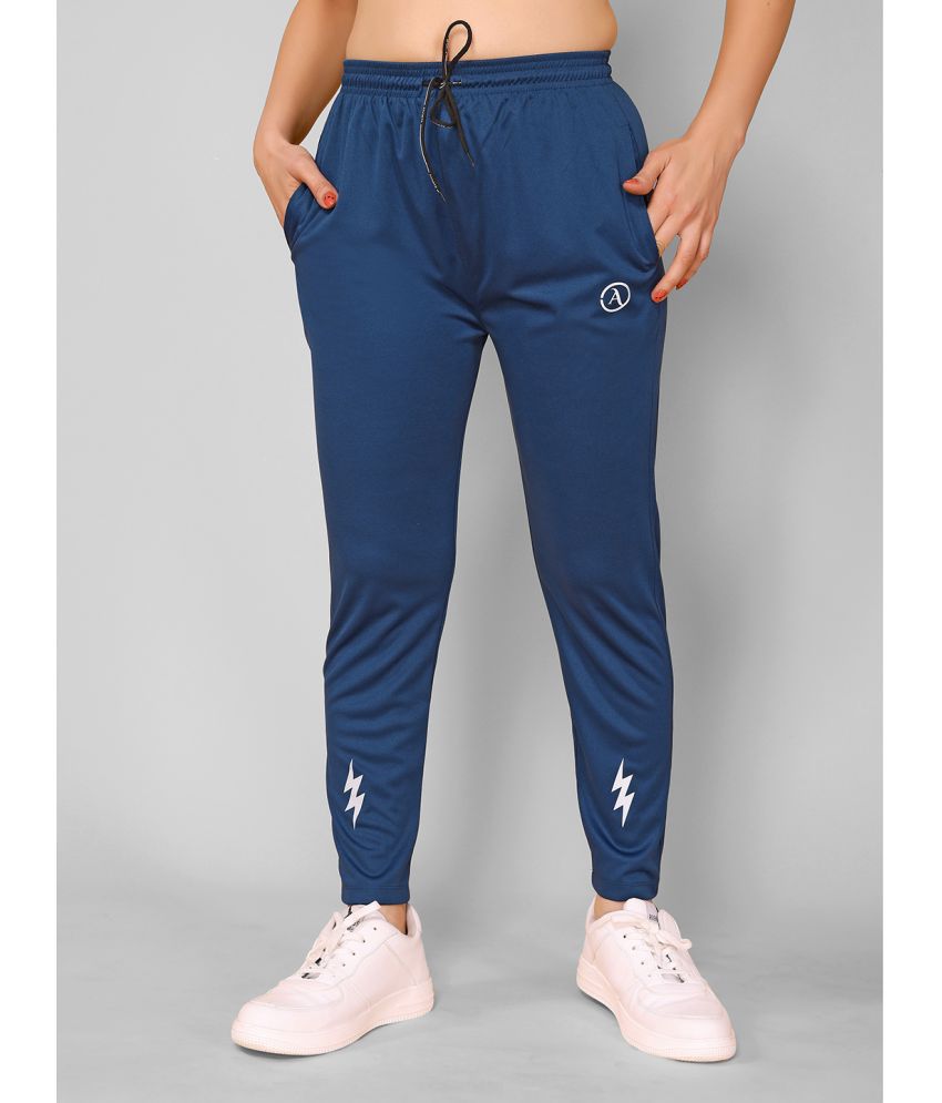     			Kashvi Blue Polyester Women's Gym Trackpants ( Pack of 1 )