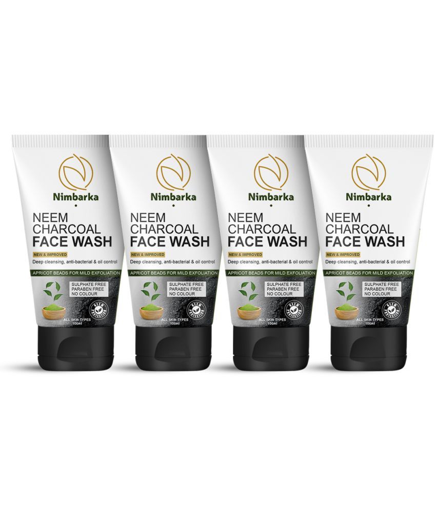     			Nimbarka Neem & Charcoal Facewash, 100Ml(Pack Of 4)