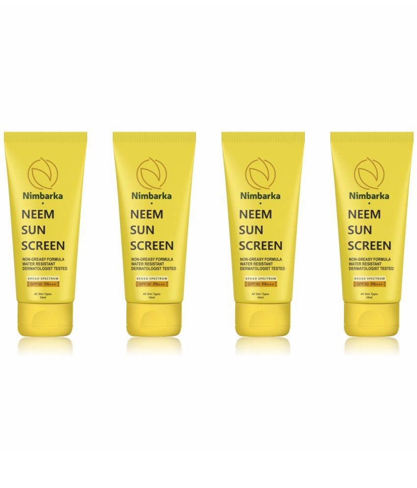     			Nimbarka Sunscreen Cream For All Skin Type ( Pack of 4 )
