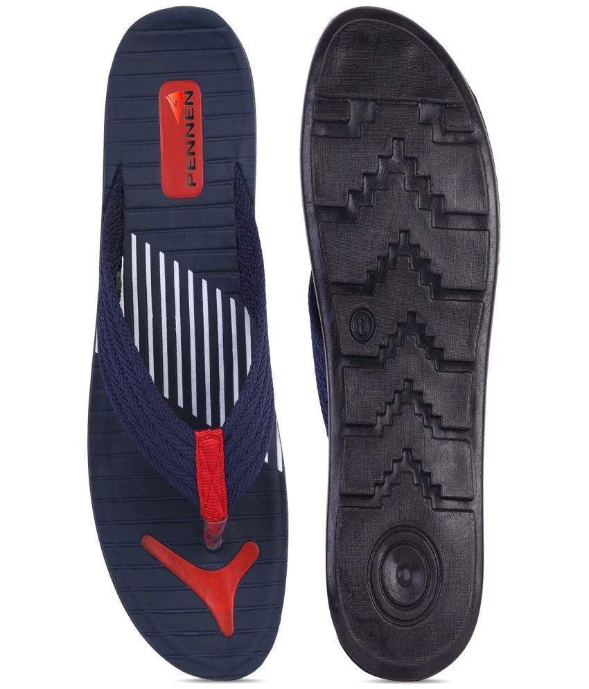     			PENNEN Blue Men's Thong Flip Flop