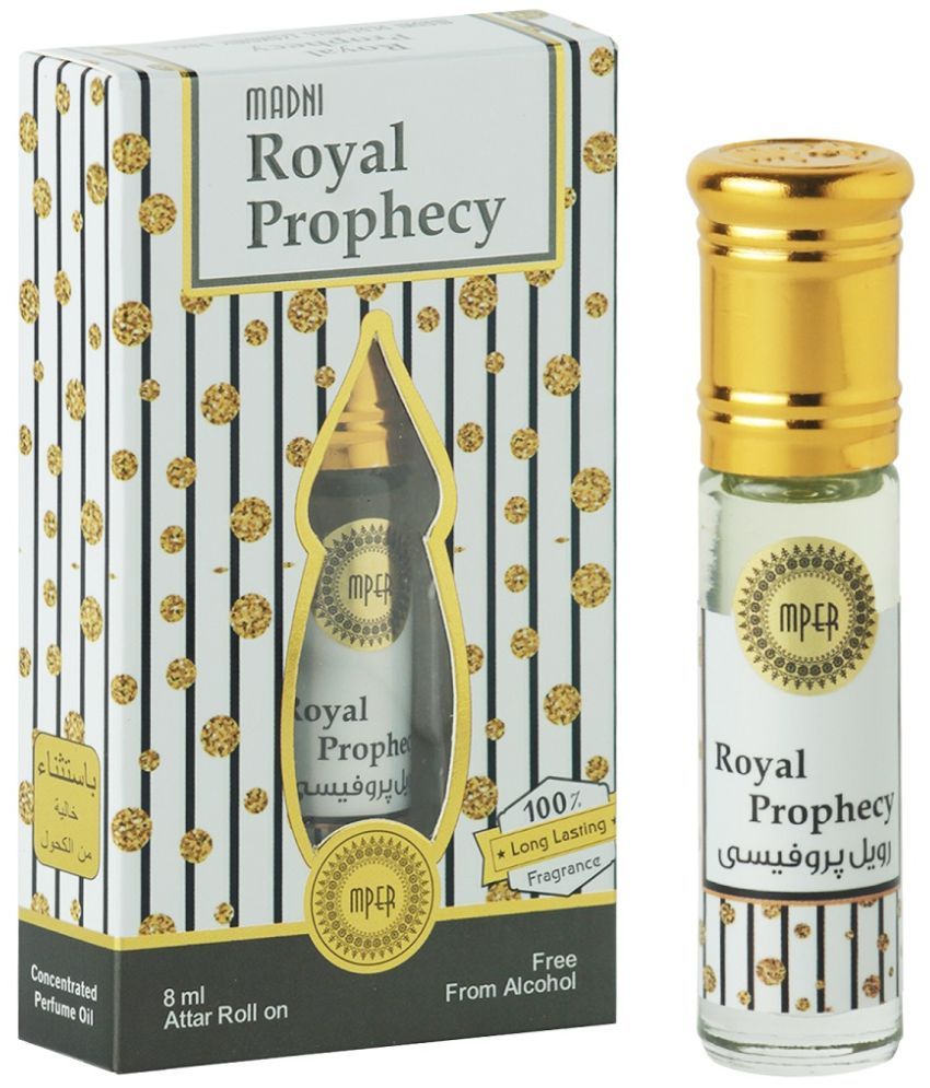     			Madni Perfumes Royal Prophecy Unisex Attar Roll On - 8ml | Alcohol-Free Aromatic Fragrance Oil