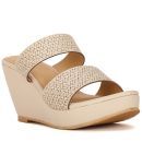 Bata Beige Women's Sandal Heels