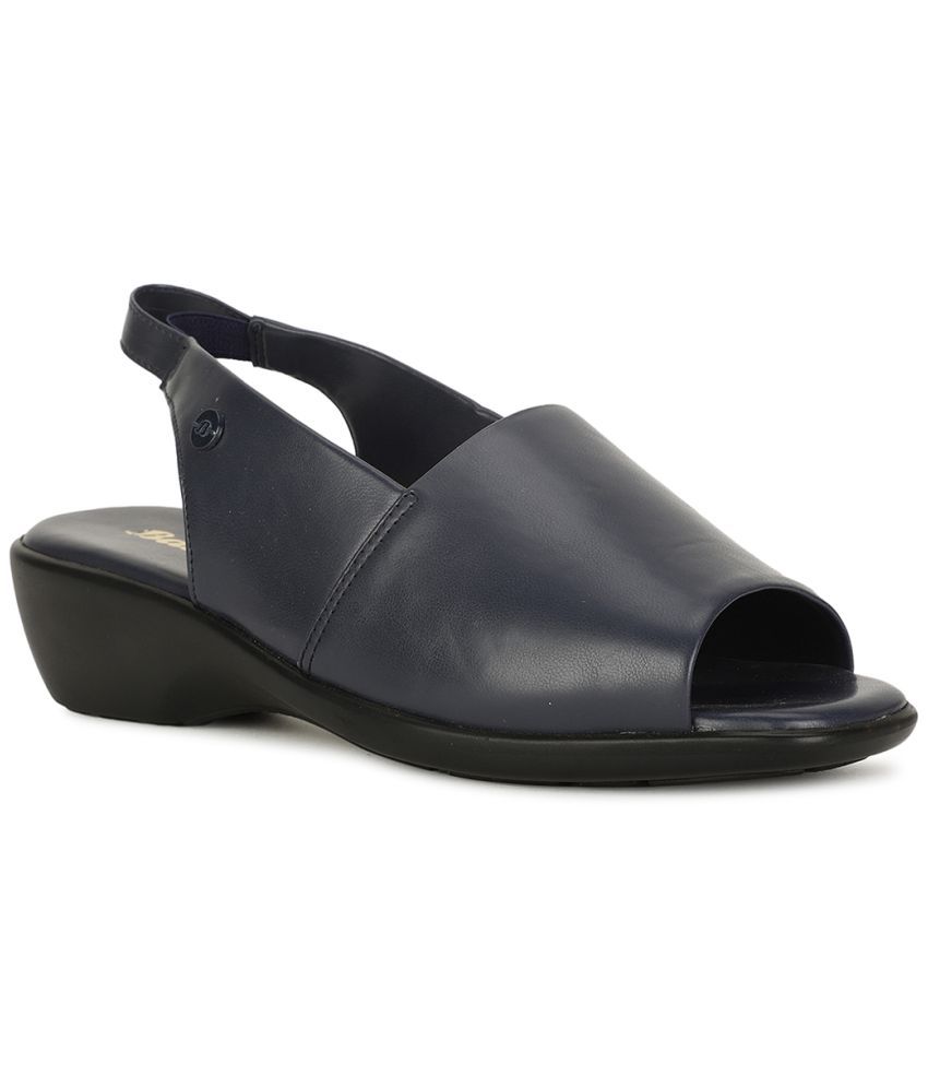     			Bata Navy Women's Sandal Heels