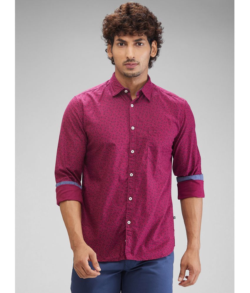     			Parx 100% Cotton Slim Fit Printed Full Sleeves Men's Casual Shirt - Red ( Pack of 1 )