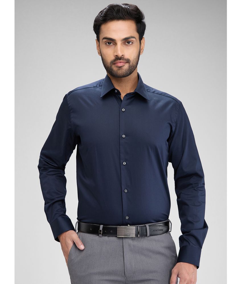     			Raymond Cotton Regular Fit Full Sleeves Men's Formal Shirt - Blue ( Pack of 1 )