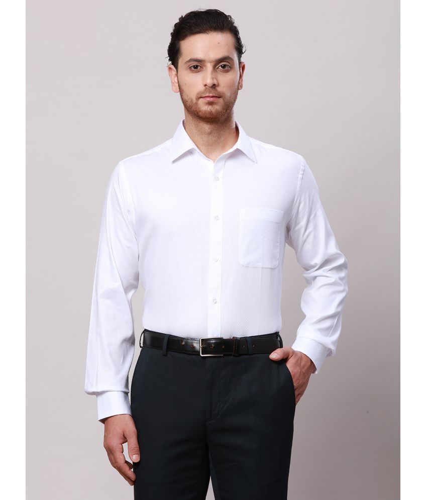     			Raymond Cotton Slim Fit Full Sleeves Men's Formal Shirt - White ( Pack of 1 )