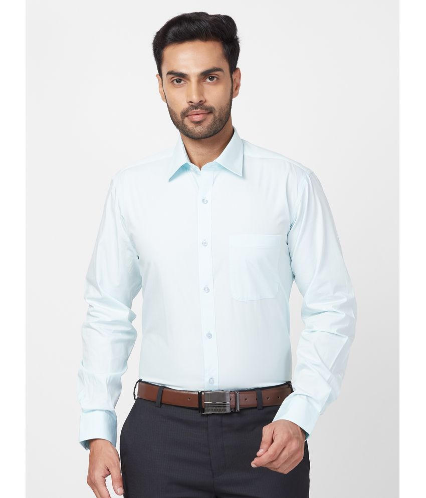     			Raymond Cotton Slim Fit Full Sleeves Men's Formal Shirt - Blue ( Pack of 1 )