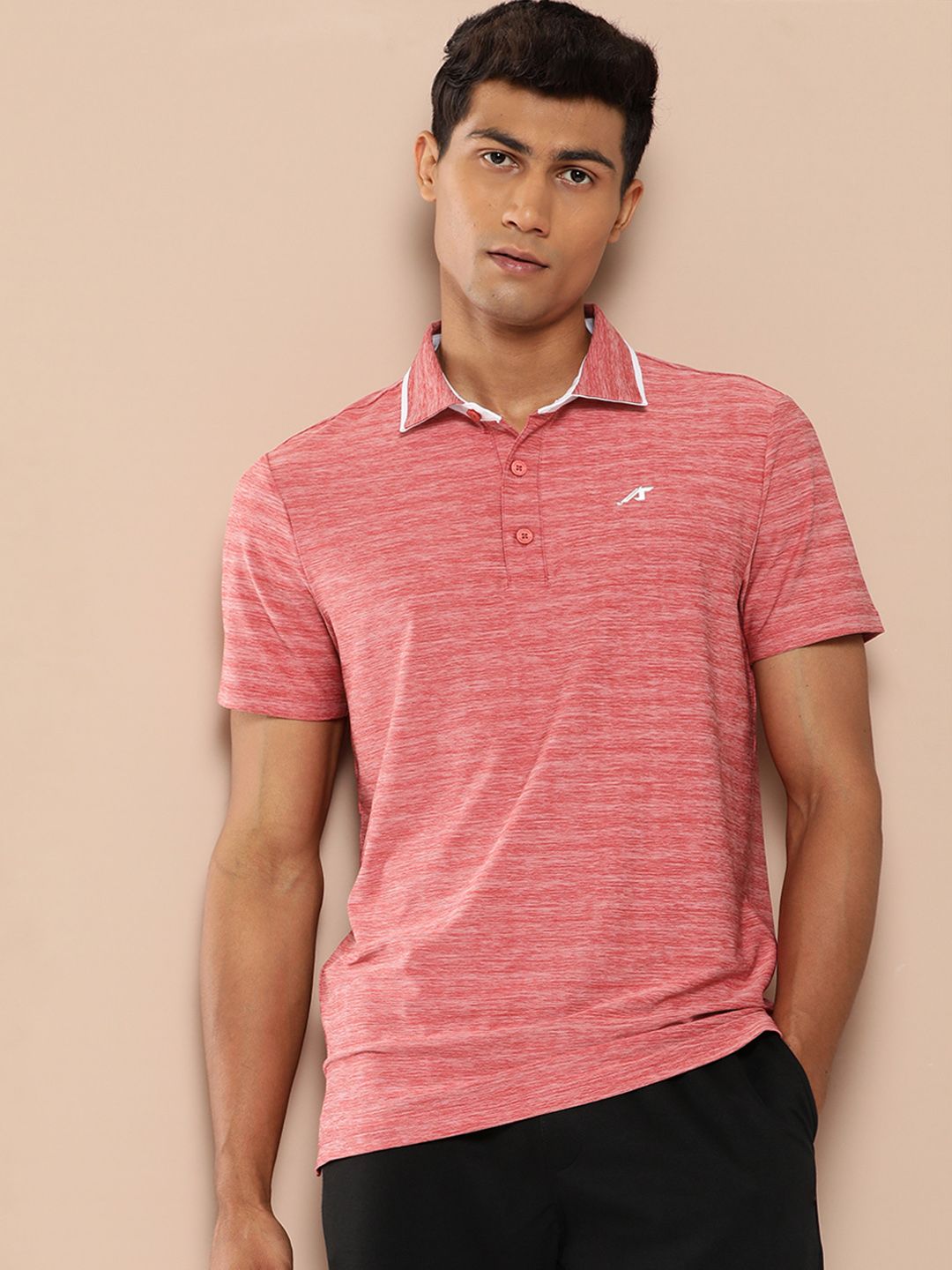     			Alcis Pink Polyester Regular Fit Men's Sports Polo T-Shirt ( Pack of 1 )