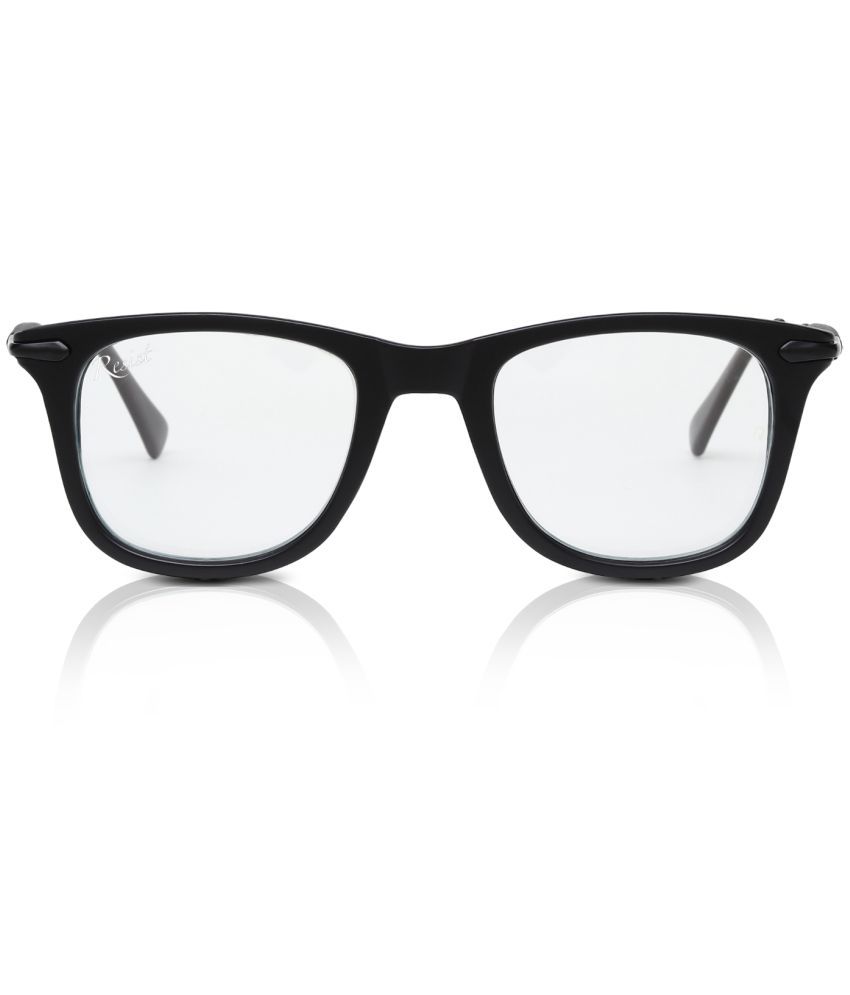     			RESIST EYEWEAR Black Rectangular Sunglasses ( Pack of 1 )