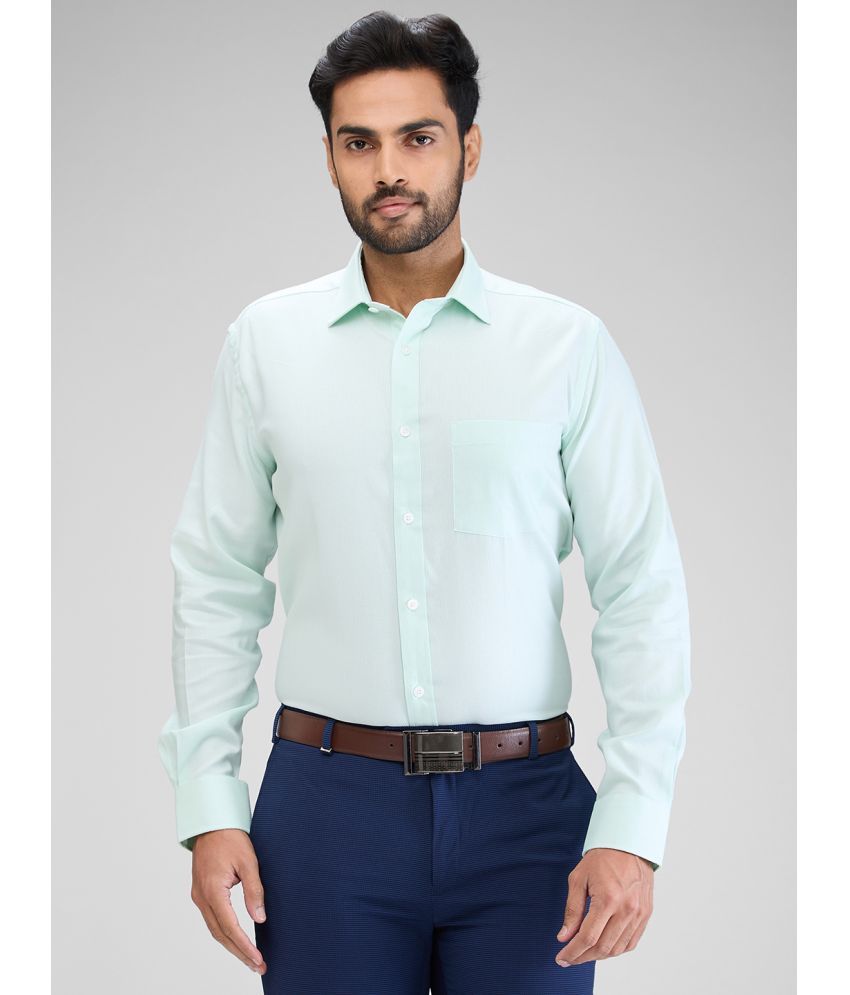     			Park Avenue Cotton Regular Fit Full Sleeves Men's Formal Shirt - Green ( Pack of 1 )