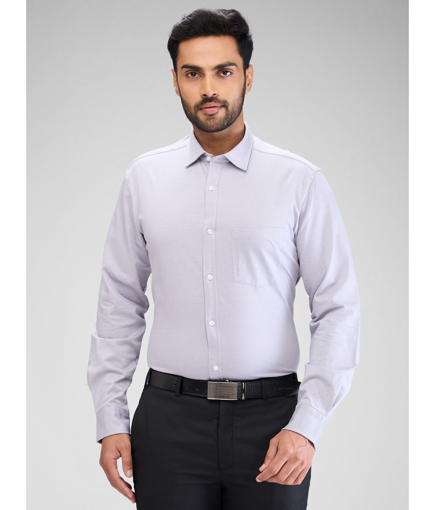     			Park Avenue Cotton Slim Fit Full Sleeves Men's Formal Shirt - Grey ( Pack of 1 )