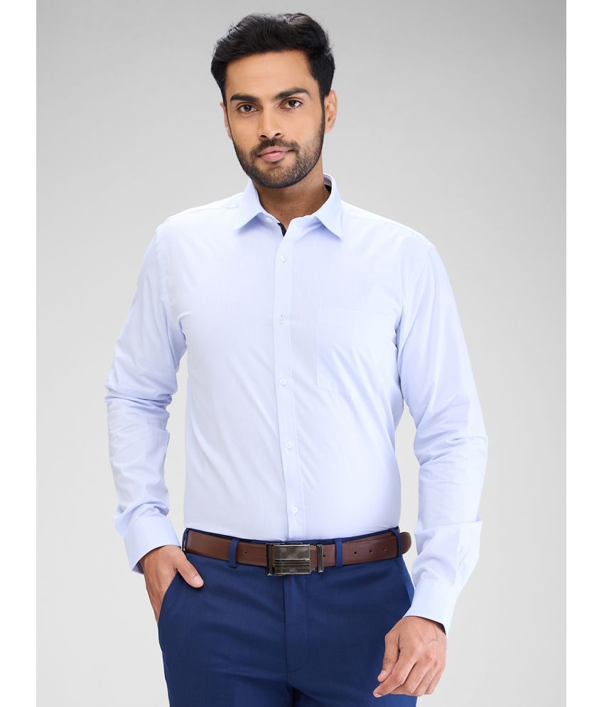     			Park Avenue Cotton Slim Fit Full Sleeves Men's Formal Shirt - Blue ( Pack of 1 )