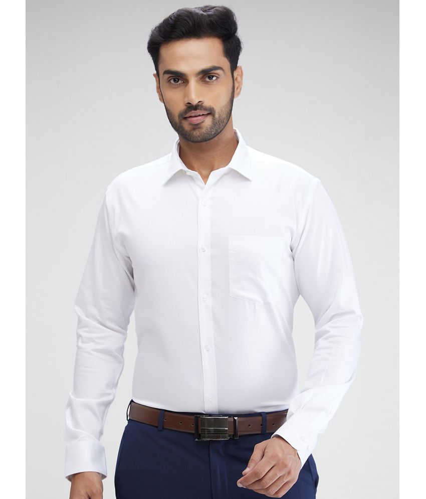     			Park Avenue Cotton Slim Fit Full Sleeves Men's Formal Shirt - White ( Pack of 1 )
