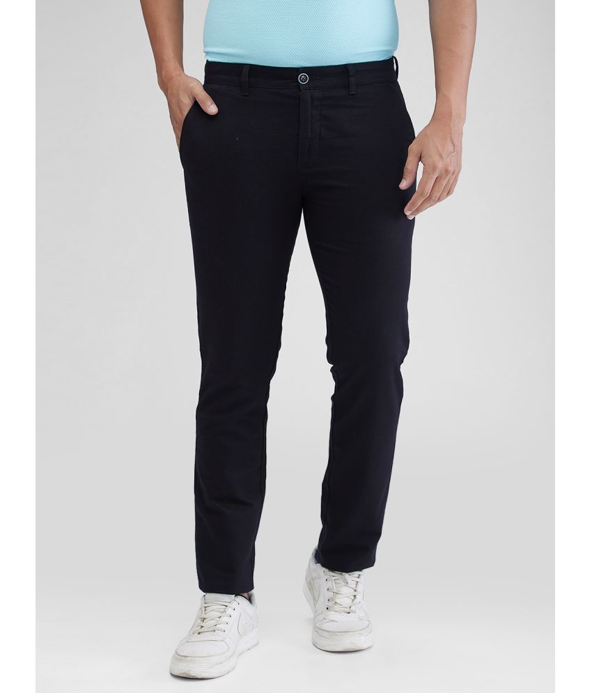     			Parx Tapered Flat Men's Chinos - Black ( Pack of 1 )