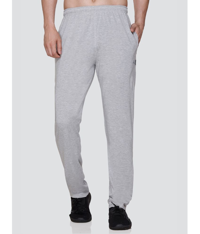     			Zeffit Grey Cotton Blend Men's Sports Trackpants ( Pack of 1 )