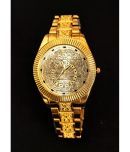 Renaissance Traders Gold Metal Analog Men's Watch