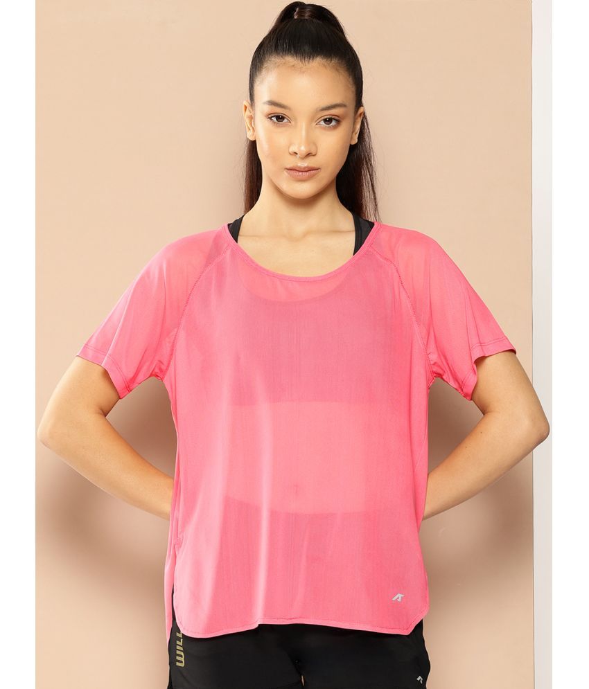     			Alcis Pink Nylon Tees - Single