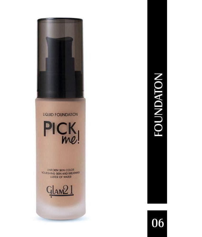     			Glam21 Matte Liquid For All Skin Types Skin Deep Brown Foundation Pack of 1