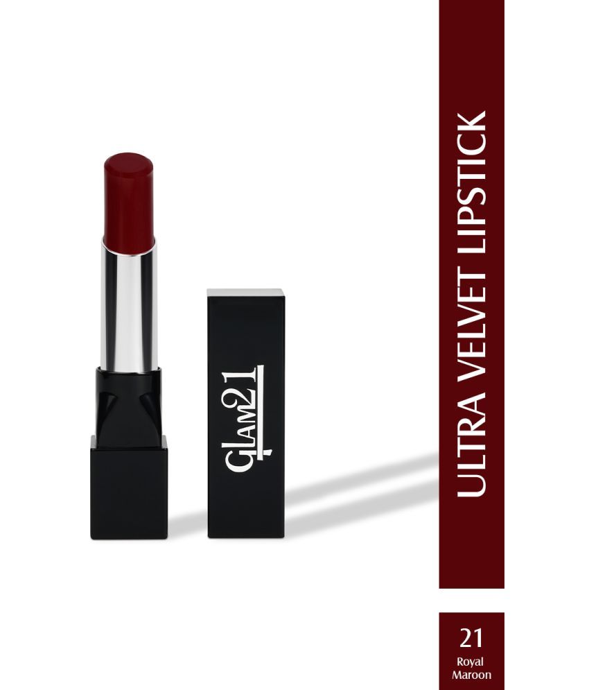     			Glam21 Long-lasting Ultra Velvet Lipstick With Creamy matte finish2.5gm Royal Maroon-21