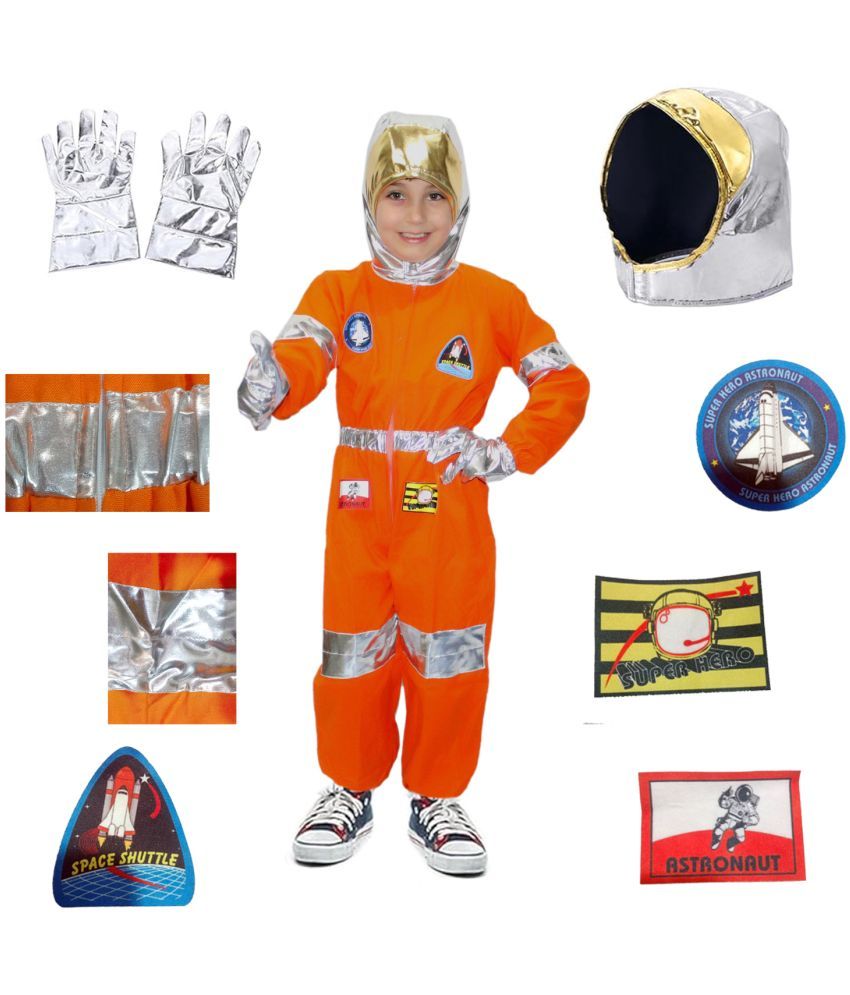     			KAKU FANCY DRESSES Orange Polyester Boys Others Costume ( Pack of 1 )