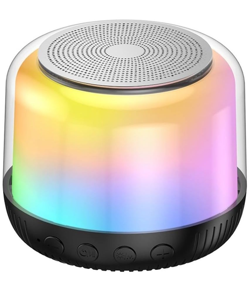     			Sanjana Collections Colorful Light 5 W Bluetooth Speaker Bluetooth v5.0 with SD card Slot Playback Time 4 hrs Black