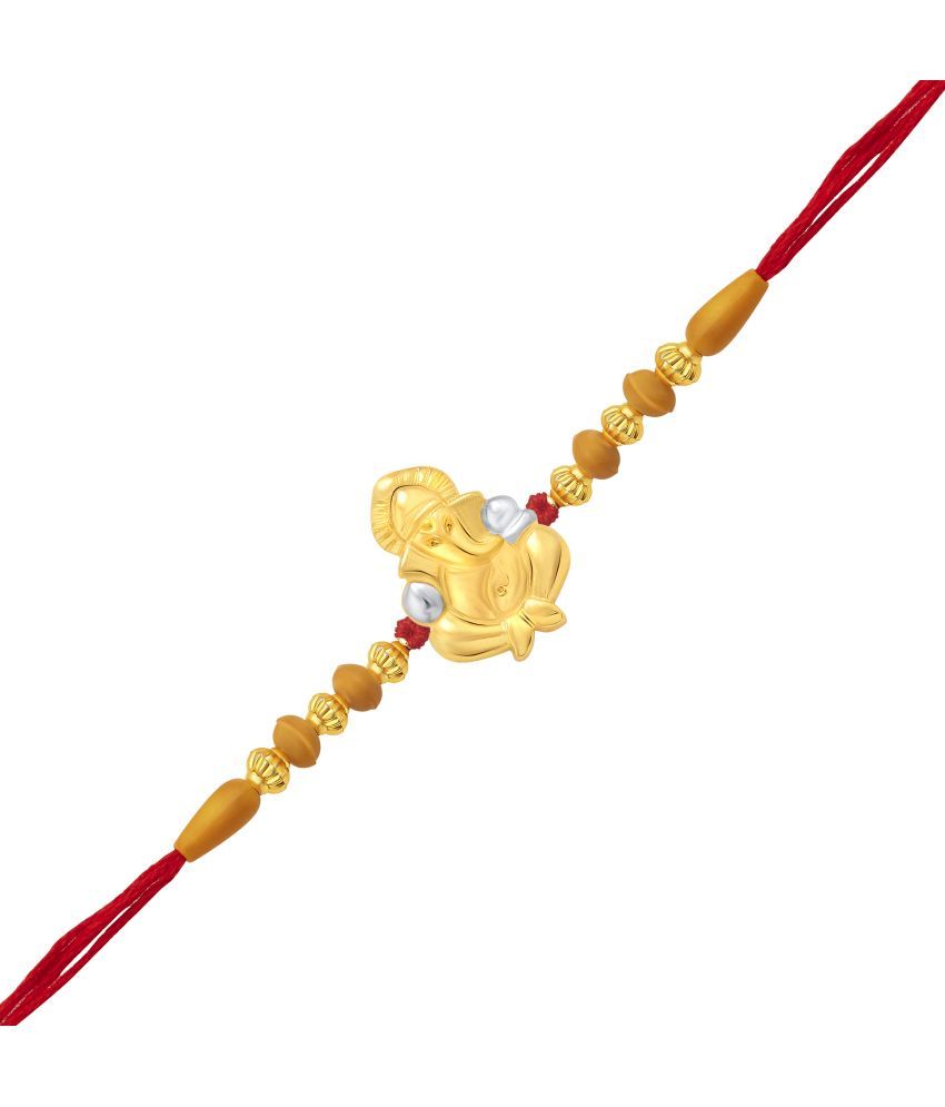     			VIVASTRI Bhai Rakhi Gold Pack of 1