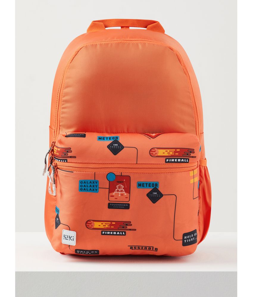     			Wildcraft Wiki Orange Polyester Backpack ( 19 Ltrs )