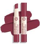 Colors Queen Color It All Non Transfer Matte Lip Crayon - Bright Red (Shade - 10)