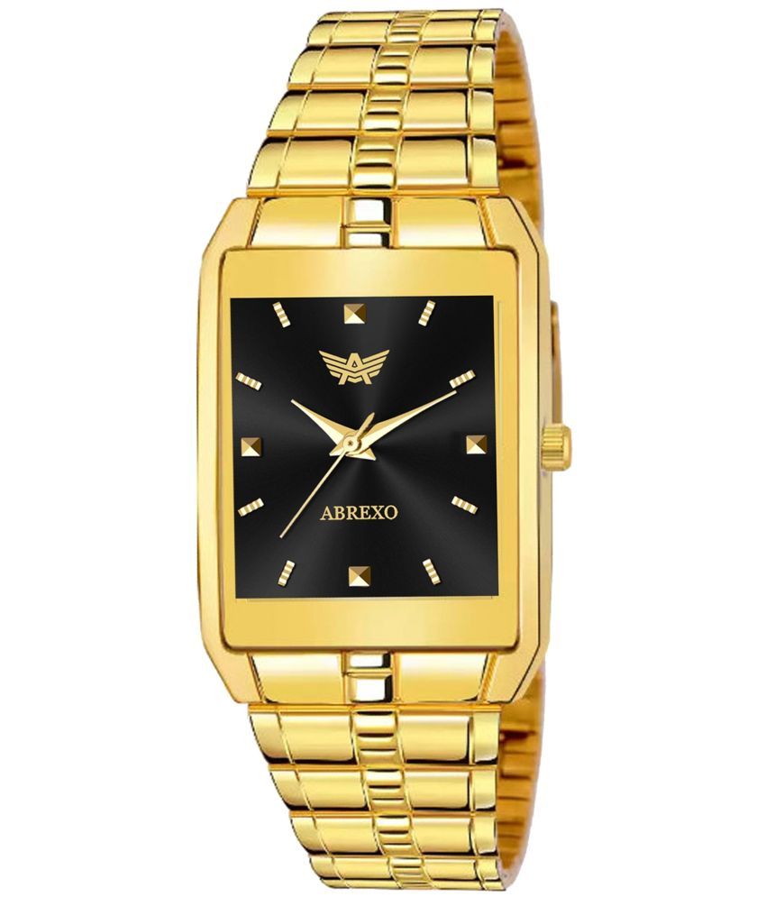     			Abrexo Gold Stainless Steel Analog Men's Watch