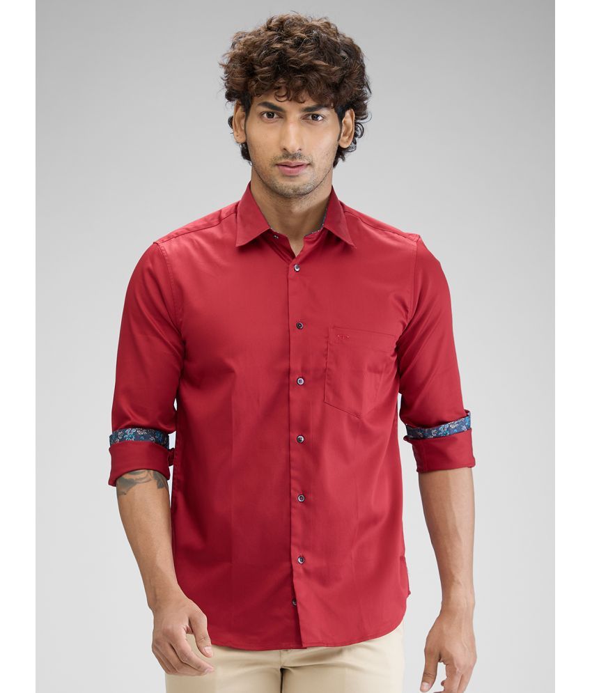     			Colorplus 100% Cotton Regular Fit Solids Full Sleeves Men's Casual Shirt - Red ( Pack of 1 )