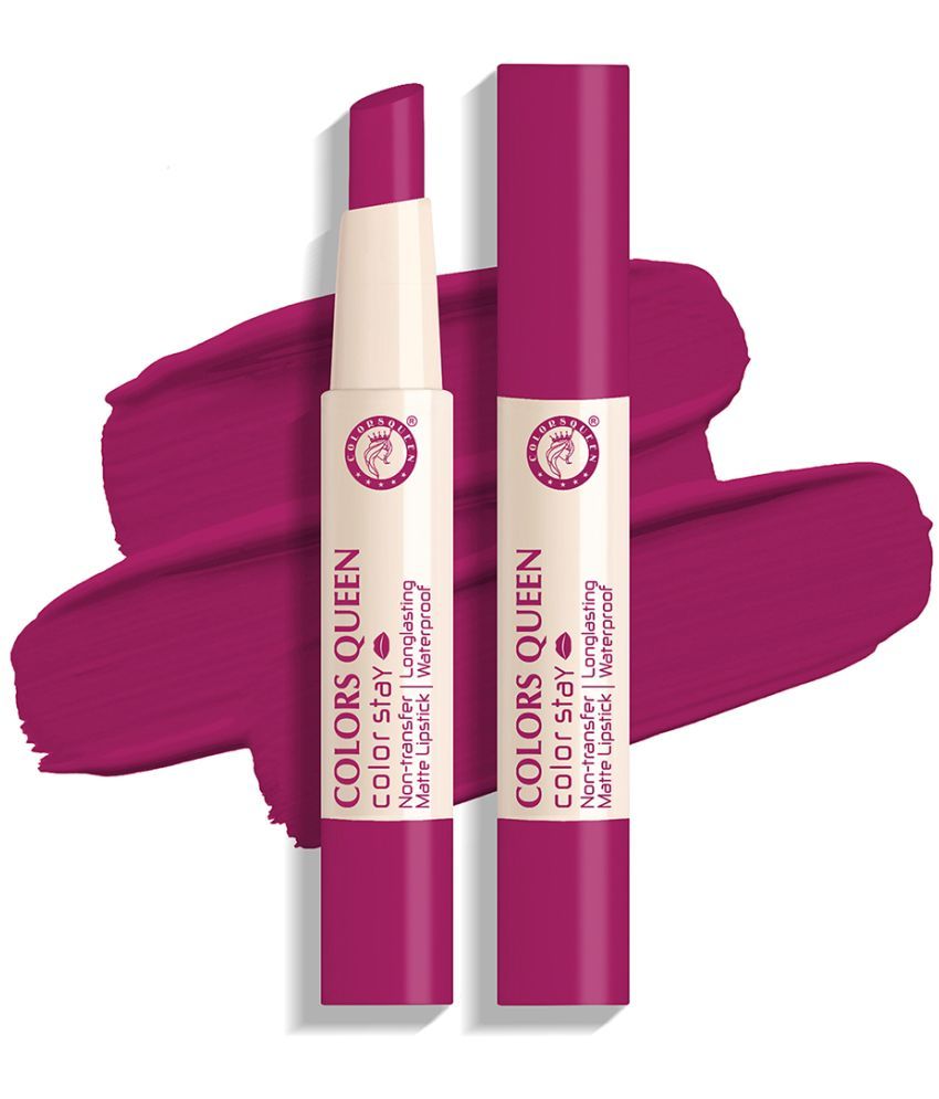     			Colors Queen Color It All Non Transfer Matte Lip Crayon - Magenta (Shade - 06)