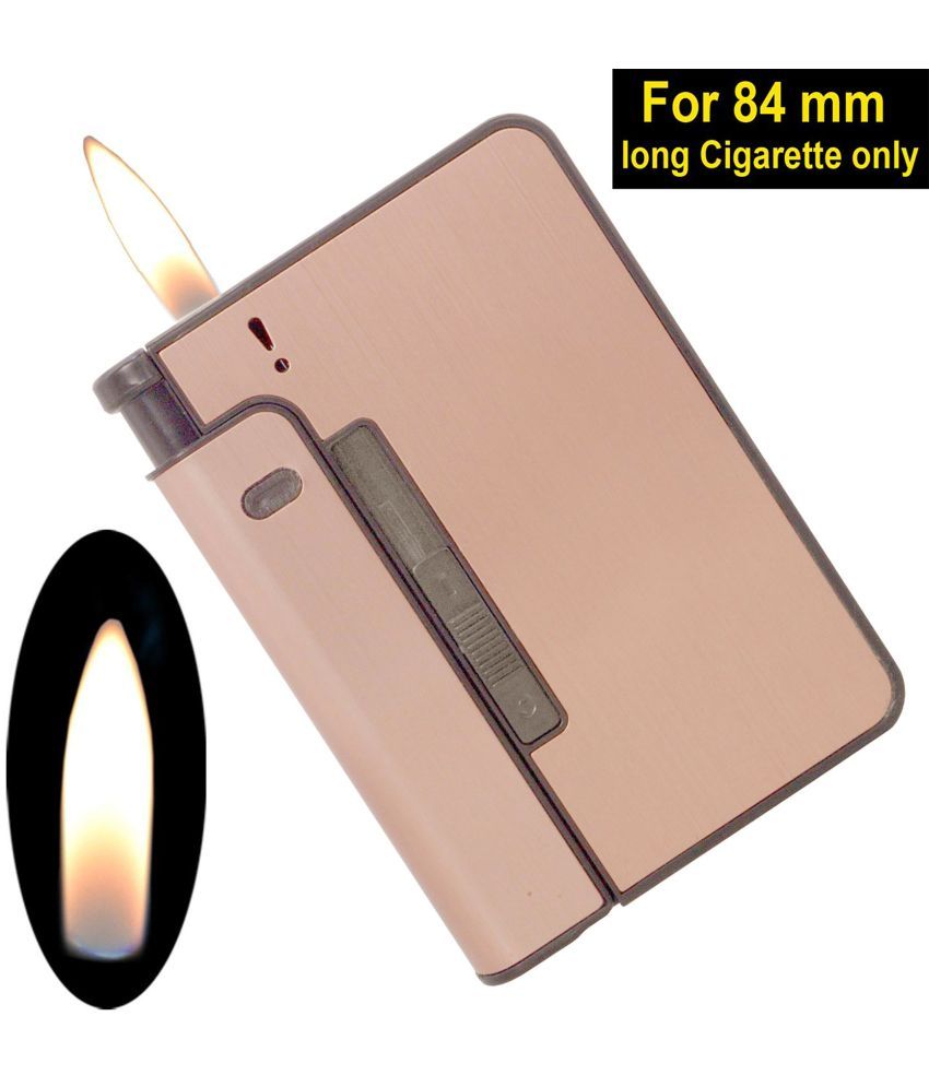     			JMALL Brown Aluminium Cigarette Lighter ( Pack of 1 )