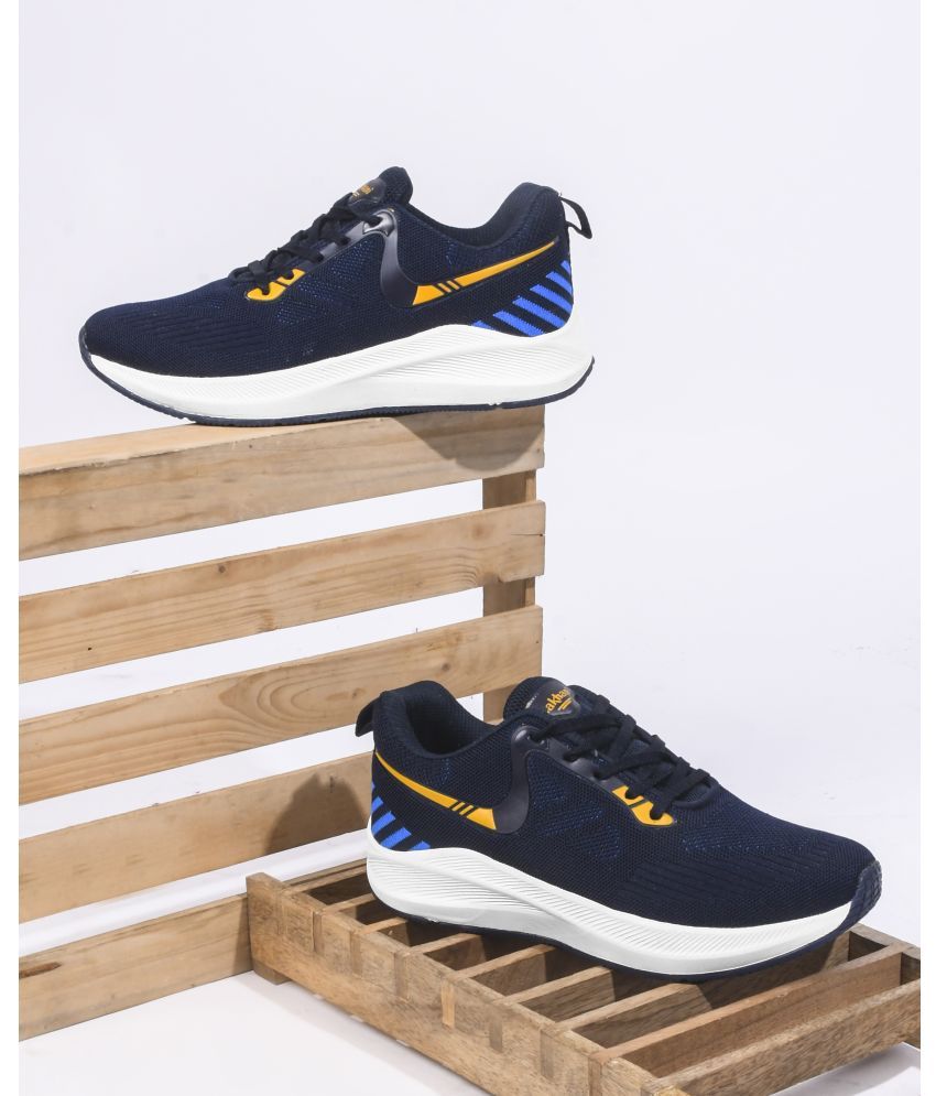     			Lakhani Aashirwad E-Kick-08_Navy Navy Men's Sports Running Shoes