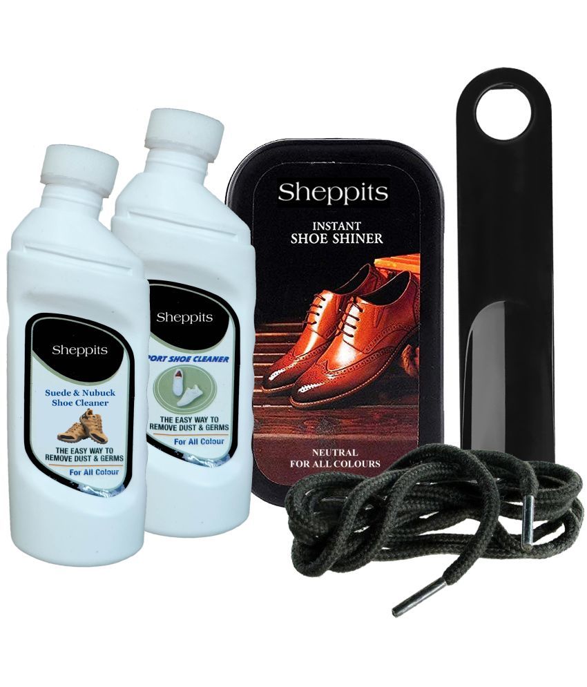     			Sheppits All Type Shoes Shoe Care Combo