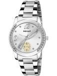 HMXT Silver Stainless Steel Analog Womens Watch