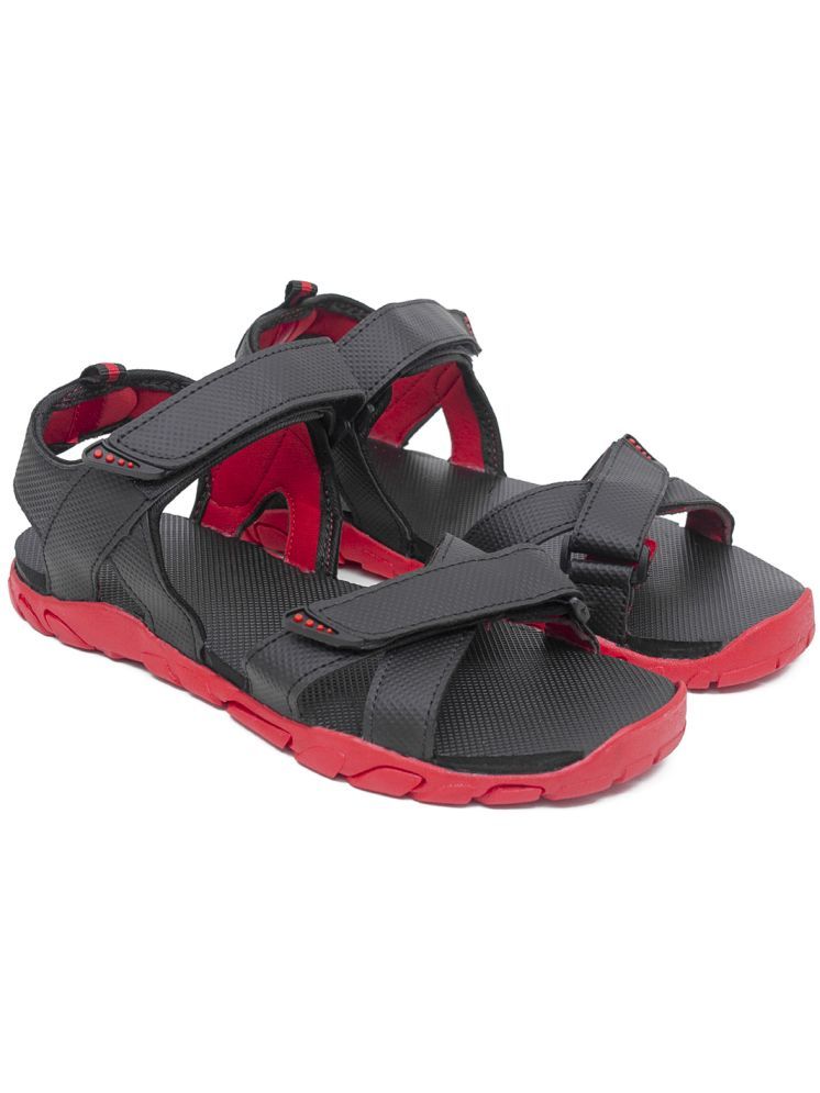     			ASIAN - Black Men's Floater Sandals