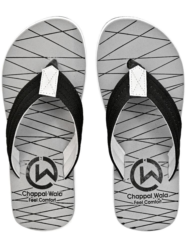     			Chappal Wala Grey Men's Thong Flip Flop