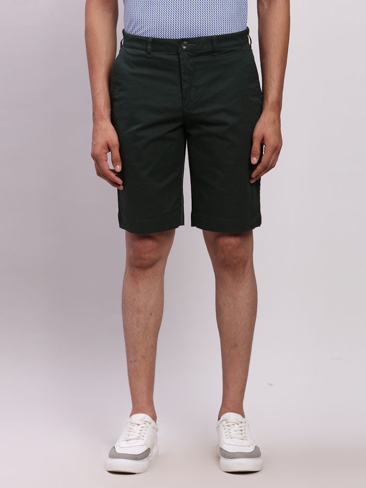     			Colorplus Green Cotton Blend Men's Shorts ( Pack of 1 )