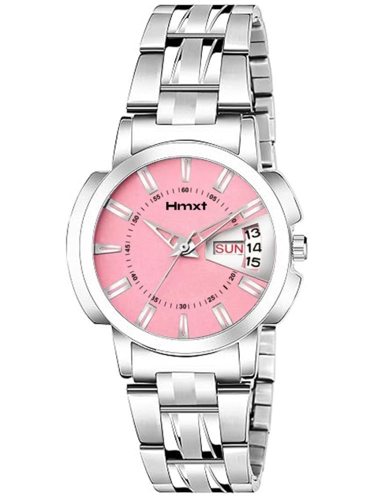     			HMXT Silver Stainless Steel Analog Womens Watch