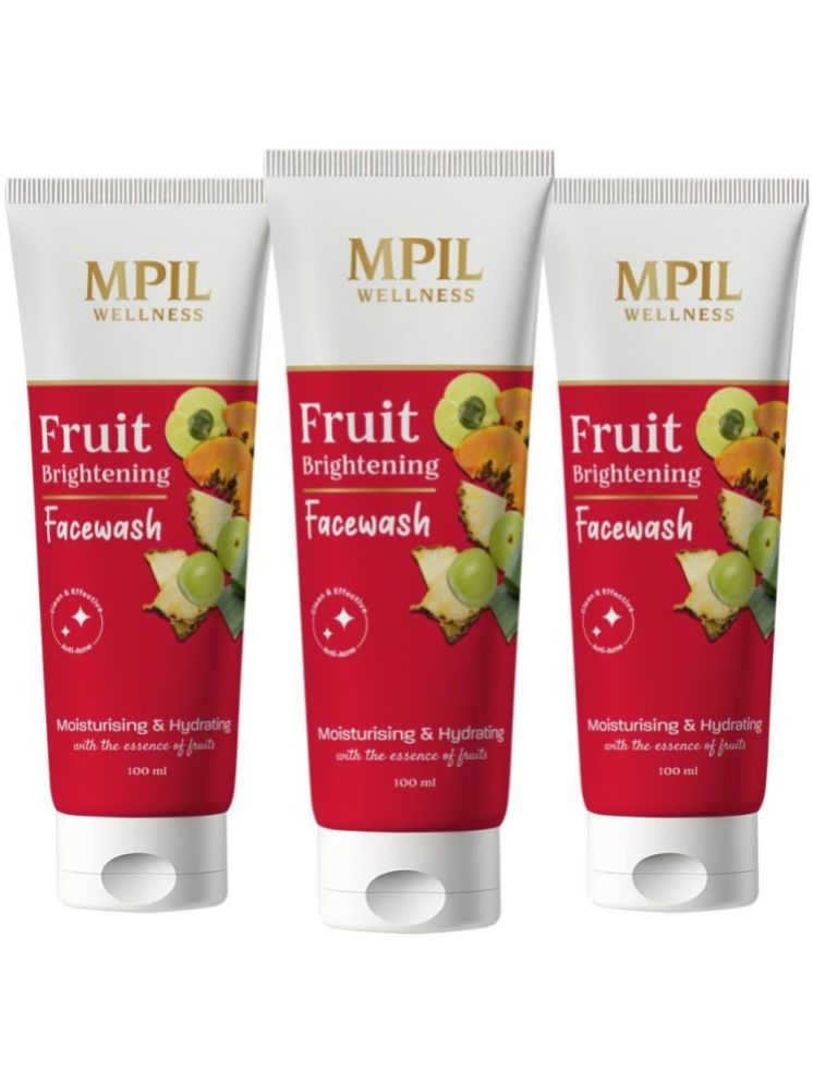     			Mpil Wellness Fruit Brightening Face WashPapaya And PineappleGentle Cleansing With Aloe Vera (300ml)