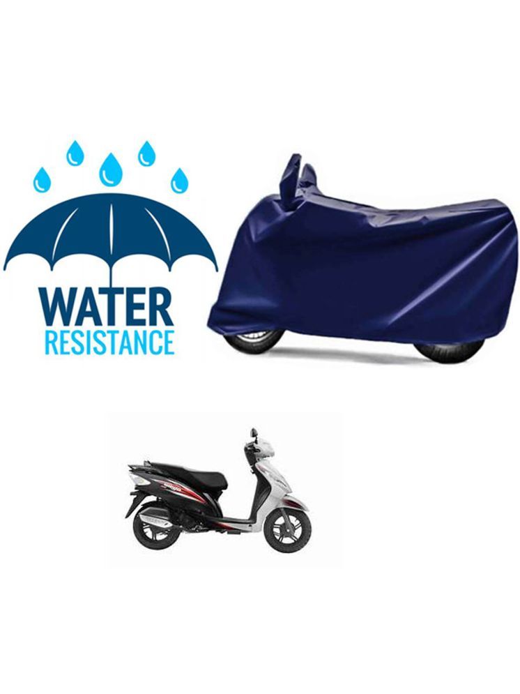     			RONISH Bike Body Cover for TVS Wego ( Pack of 1 ) , Blue